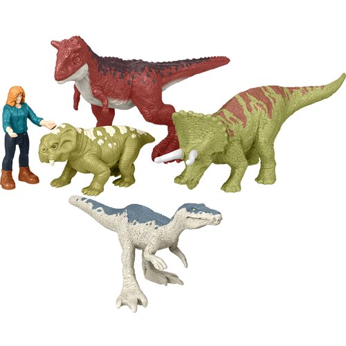 Jurassic World Dominion Carnotaurus Clash Mini Action Figure 5-Pack