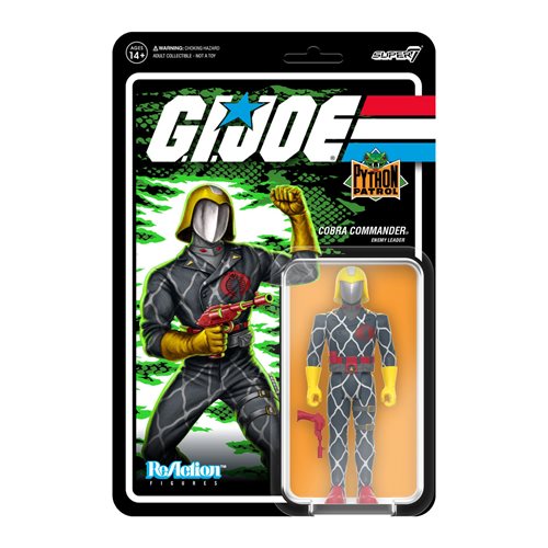 G.I. Joe Python Patrol Cobra Commander 3 3/4-Inch ReAction Figure