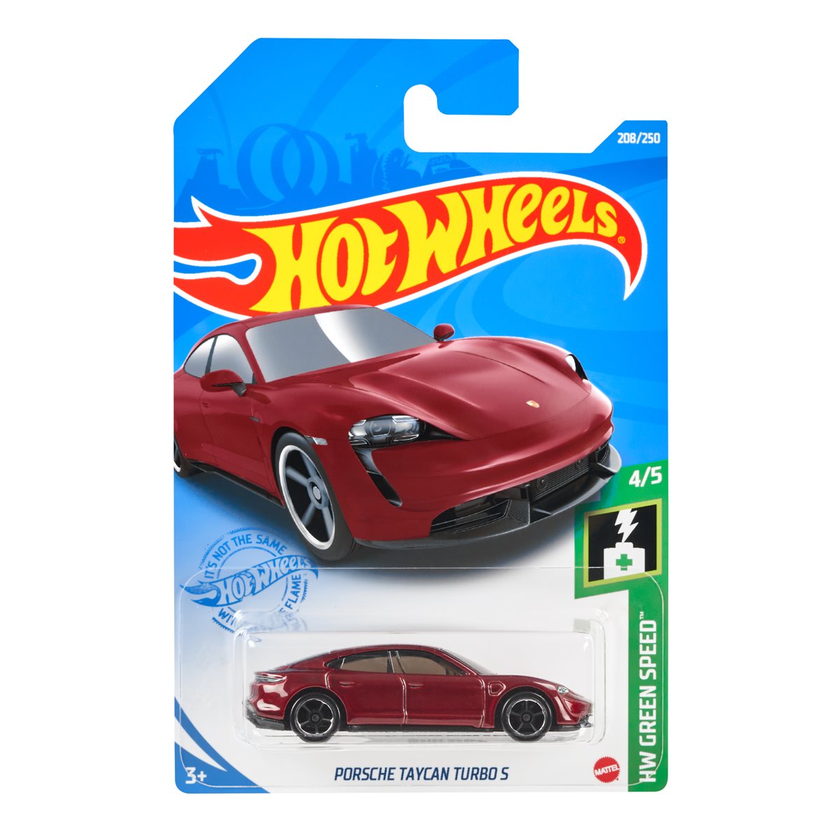 Hot Wheels 2021 Porsche Taycan Turbo S L Case HW Green Speed 4/5 Lot of 2