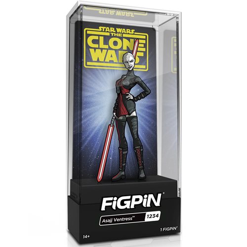 Star Wars: The Clone Wars Asajj Ventress FiGPiN Classic 3-Inch Enamel Pin