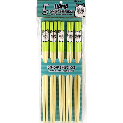 Llama Bamboo Chopsticks Set