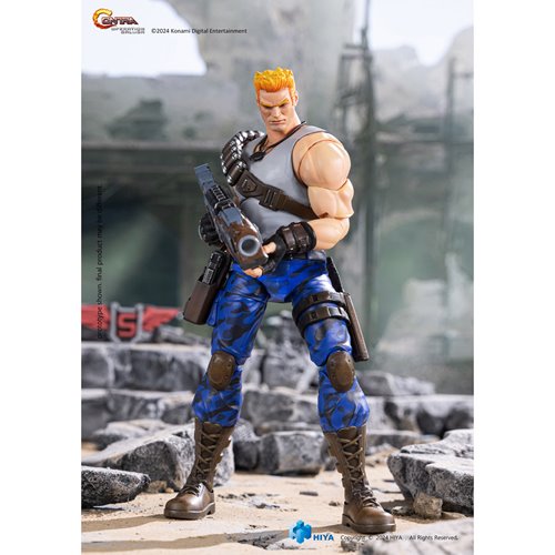 Contra: Operation Galuga Bill Rizer Exquisite Basic 1:12 Action Figure - Previews Exclusive