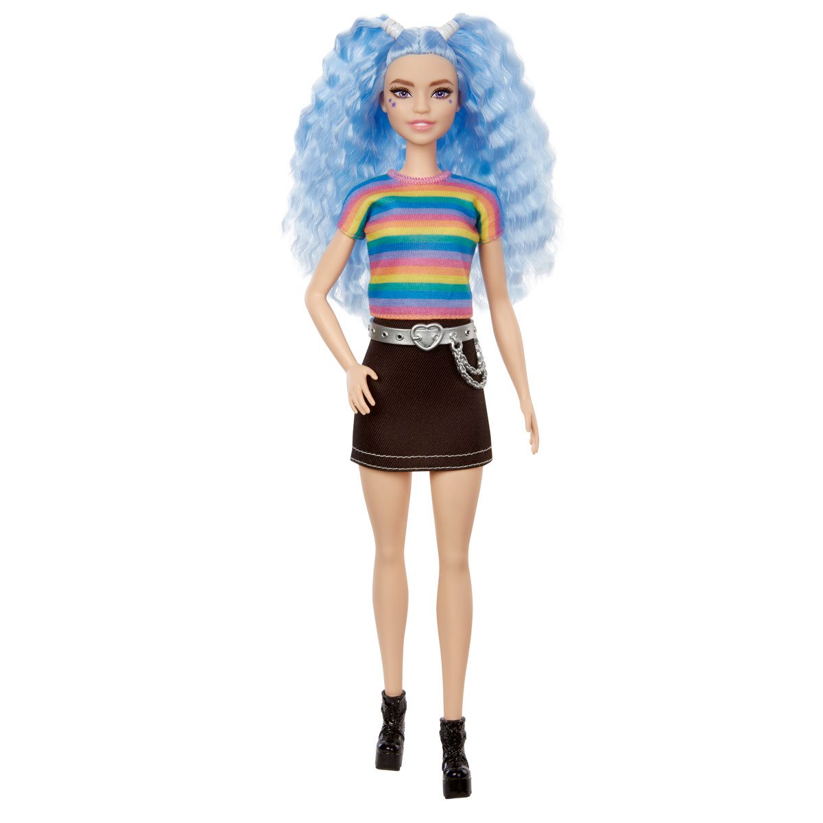 fedme Poesi Anerkendelse Barbie Fashionistas Doll #170 with Blue Hair