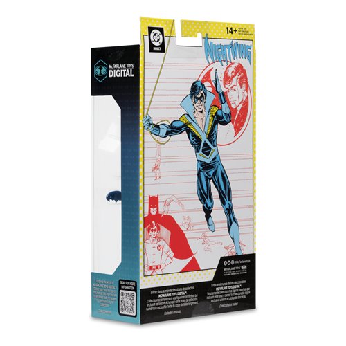 DC Direct Wave 5 Nightwing Teen Titans 7-Inch Scale Action Figure with McFarlane Toys Digital Collec