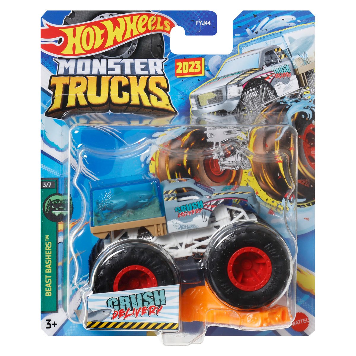Hot Wheels Monster Trucks Oversized 2023 Delivery Metal