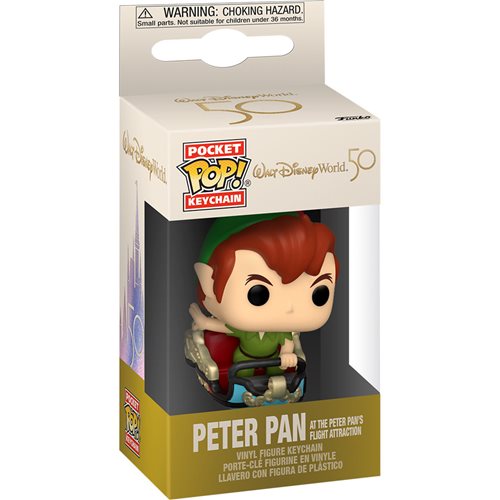 Walt Disney World 50th Anniversary Peter Pan Pocket Pop! Key Chain