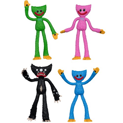 Poppy Playtime Wave 1 4 1/2-Inch Bendable Figure Case of 6