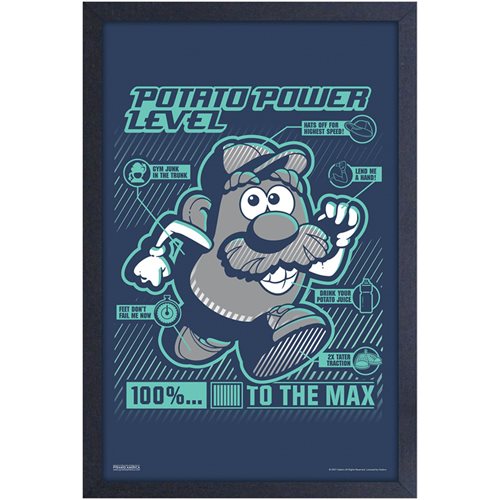 Mr. Potato Head Potato Power Level Framed Art Print
