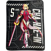 Solo Leveling Cha Hae-In Black Throw Blanket