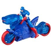 Avengers Epic World of Action Captain America Shield-Shot Cycle Vehicle