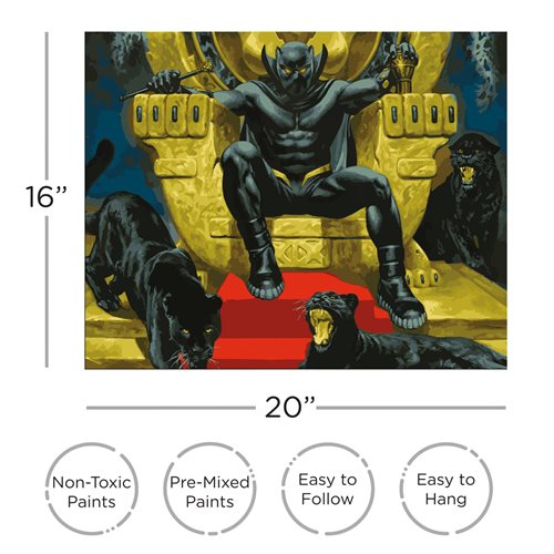 Black Panther Art by Numbers