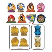 Sonic the Hedgehog Mystery Minis Series 3 Enamel Pin Display of 10