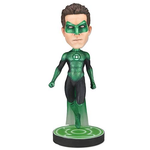 Green Lantern Movie Hal Jordan In Flight Bobble Head
