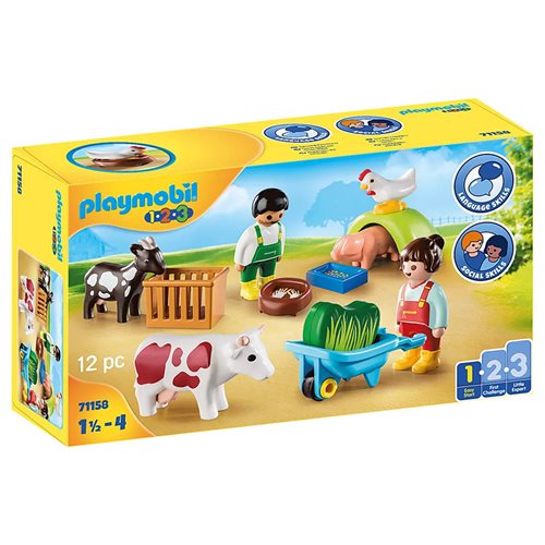 Playmobil 1.2.3 71158 Fun on the Farm