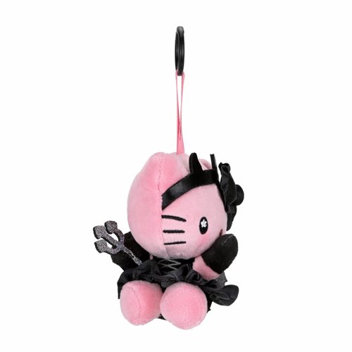 Hello Kitty Devilishly Cute Pink & Black Plush Charm