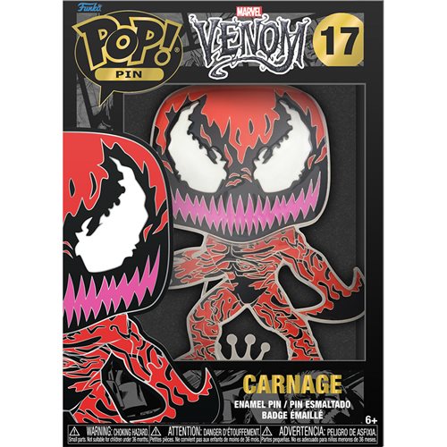 Venom Carnage Large Enamel Pop! Pin