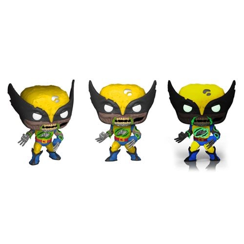 Marvel Zombies Wolverine Glow-in-the-Dark Pop! Vinyl Figure - Entertainment Earth Exclusive, Not Min