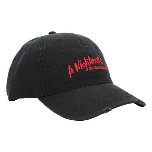 Nightmare on Elm Street Embroidered Distressed Hat