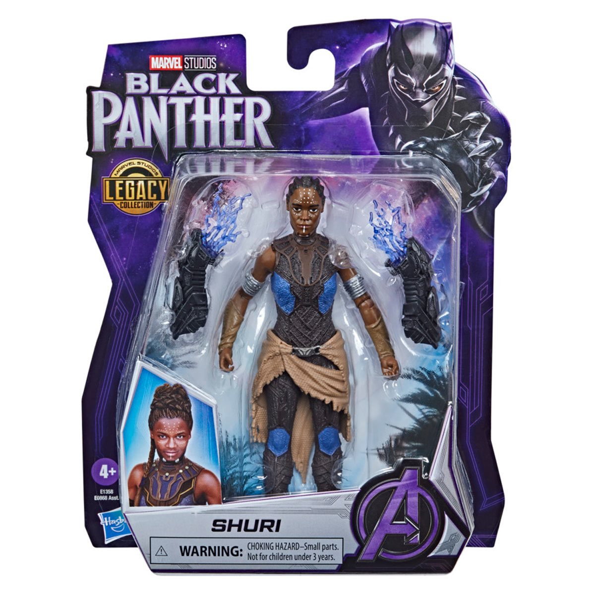 Black Panther Shuri 6" Hasbro Avengers Lengends 2018 Claw Doll Toy Marvel New 