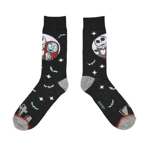 The Nightmare Before Christmas Jack and Sally 3-Pair Sock Pack
