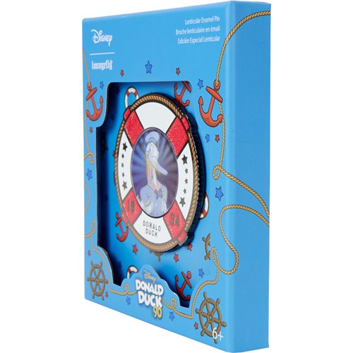 Donald Duck 90th Anniversary Lenticular 3-Inch Collector Box Pin