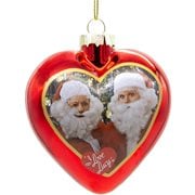 I Love Lucy Christmas Special 3 1/4-Inch Glass Heart Ornament