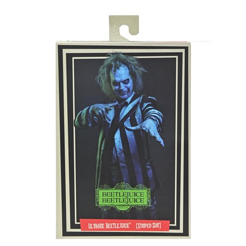 Beetlejuice Beetlejuice Ultimate Striped Suit Beetlejuice 7-Inch Scale Action Figure