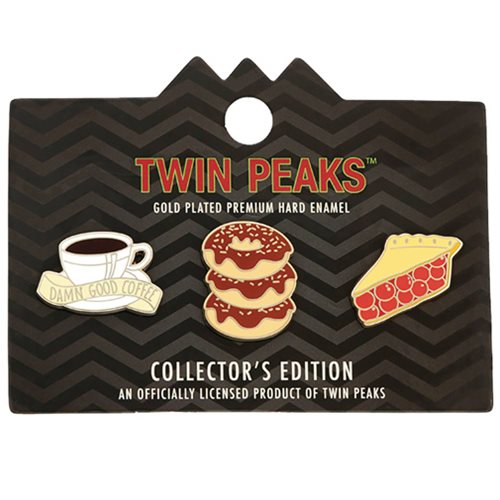 Twin Peaks Enamel Lapel Pin 3-Pack