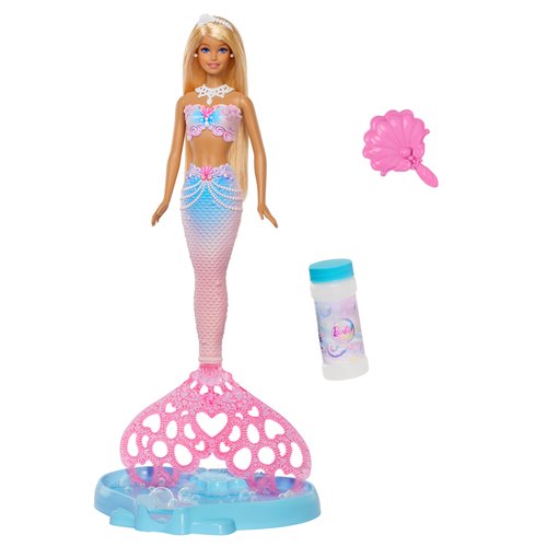 Barbie Bubble Sparkle Mermaid Doll with Blonde Hair