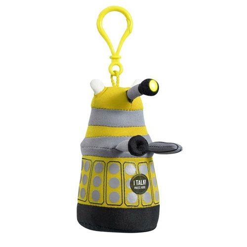 Doctor Who Medium Talking Dalek Yellow Plush NEW! 