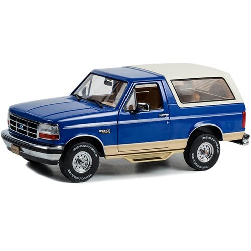 1996 Ford Bronco Eddie Bauer Edition Royal Blue Artisan Collection 1:18 Scale Die-Cast Metal Vehicle