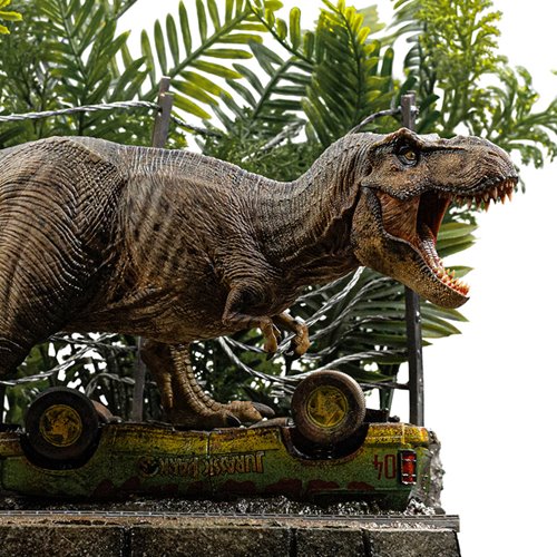 Jurassic Park T-Rex Breakout Set A Scene Icons Statue