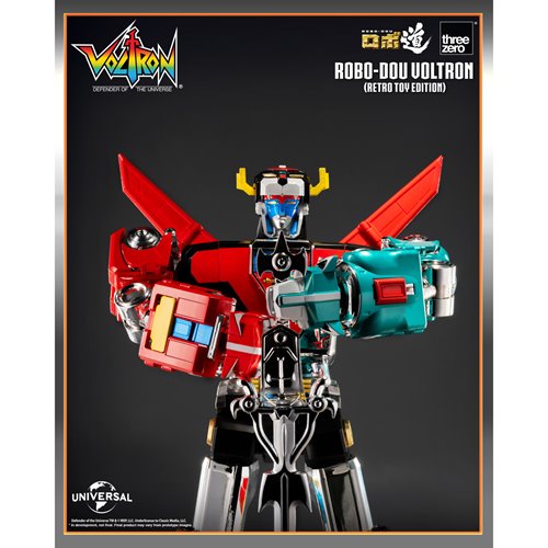 Voltron: Defender of the Universe Voltron Retro Toy Edition ROBO-DOU Action Figure