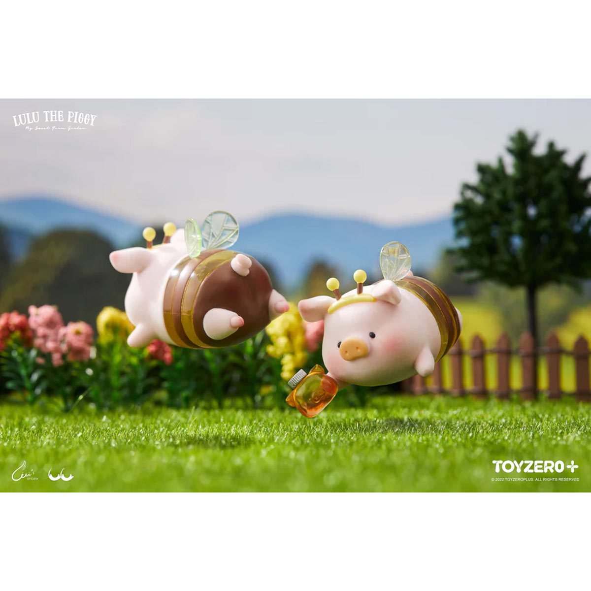 LuLu The Piggy My Secret Farm Garden Blind Box Vinyl Figures Case of 6