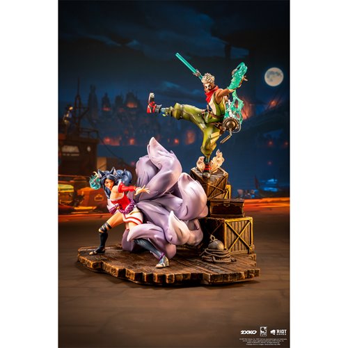 2XKO Ahri and Ekko 1:10 Scale Resin Statue