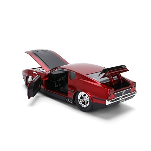 Bigtime Muscle 1973 Red Ford Mustang Mach 1 1:24 Scale Die-Cast Metal Vehicle