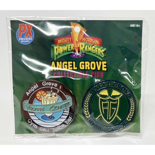 Mighty Morphin Power Rangers Angel Grove Pin Set - Previews Exclusive