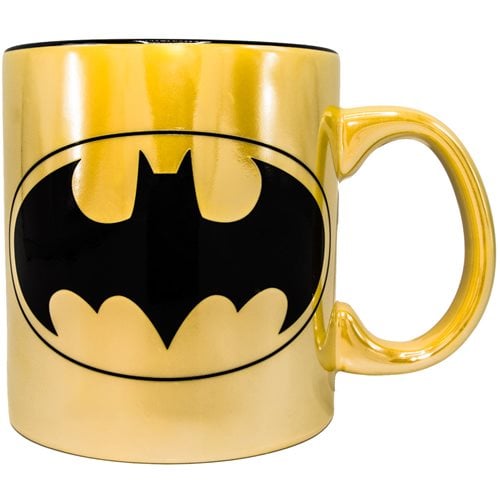 Batman Logo Gold 20 oz. Ceramic Mug