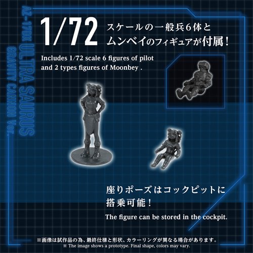 Zoids Advanced Zi AZ-17DX Ultra Saurus Gravity Cannon (Deluxe Version) 1:72 Scale Weapon Set