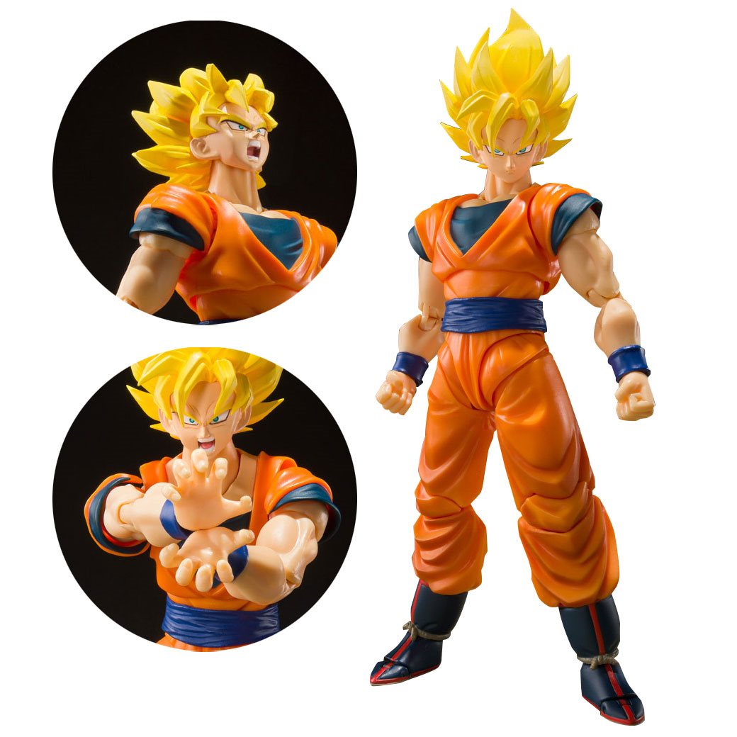 Dragon Ball Z Super Saiyan Full Power Son Goku S H Figuarts Action Figure