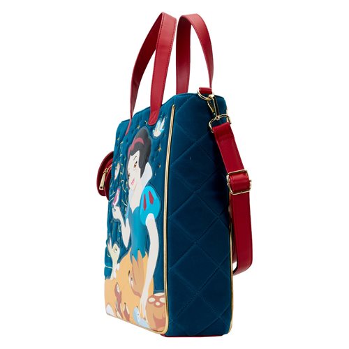 Snow White Heritage Quilted Velvet Tote Bag