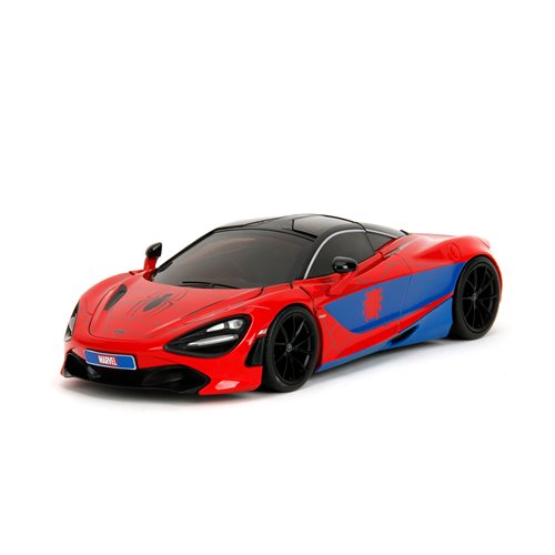 Hollywood Rides Marvel Spider-Man McLaren 720S 1:24 Scale Die-Cast Metal Vehicle with Spider-Man Fig