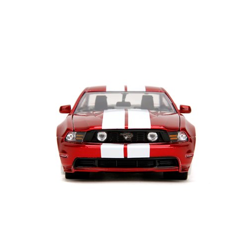 Bigtime Muscle 2010 Red Ford Mustang GT 1:24 Scale Die-Cast Metal Vehicle