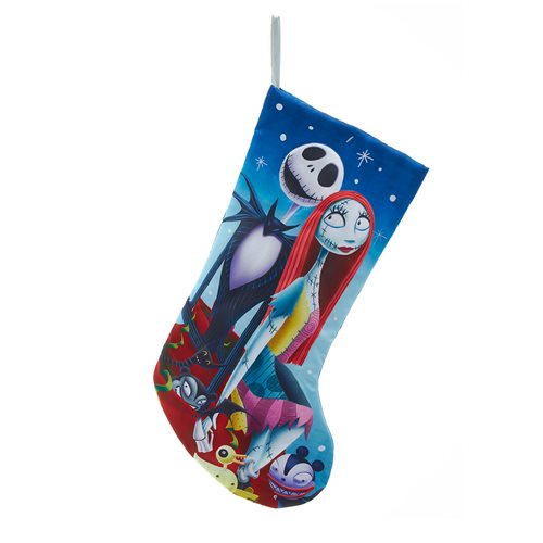 Nightmare Before Christmas Jack and Sally 19-Inch Stocking