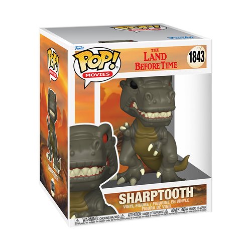 The Land Before Time Sharptooth 6-Inch Super Funko Pop! Vinyl Figure