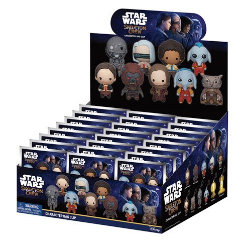 Star Wars: Skeleton Crew 3D Foam Bag Clip Random 6-Pack