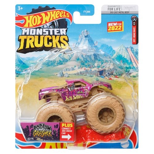 Hot Wheels Monster Trucks 1:64 Scale Vehicle Mix 9 Case of 8