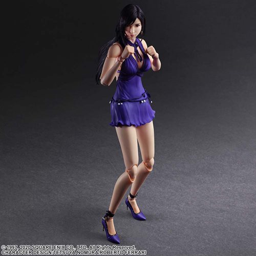 Final Fantasy VII Remake Tifa Lockhart Dress Version Play Arts Kai Action Figure