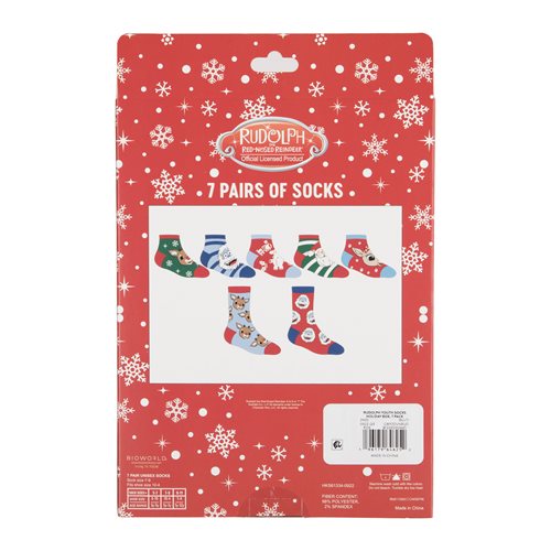 Rudolph the Red-Nosed Reindeer Week of Socks Box Set