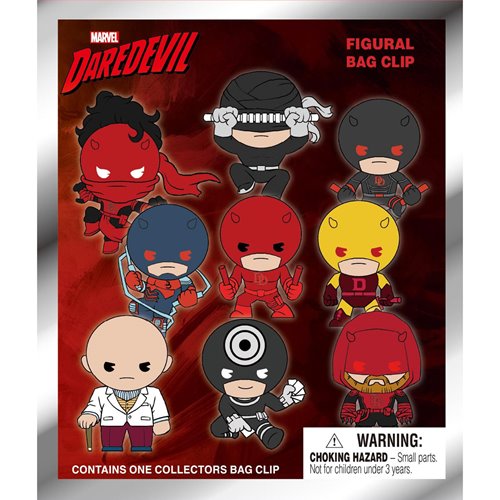Daredevil Classic 3D Foam Bag Clip Display Case of 24